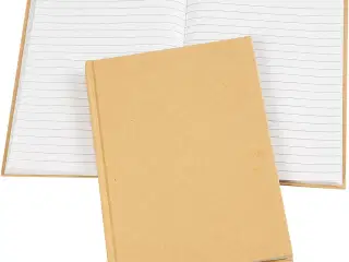 Notesbog, linieret, A5, 60 g, brun, 1 stk.