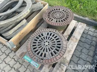 Brønddæksler 2 styk