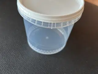 Plastbæger med låg - 450g bæger til honning