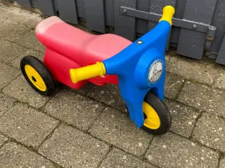 Scooter med gummihjul