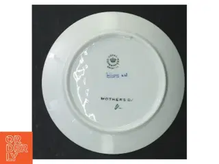 Royal Copenhagen Mors Dag platter fra Royal Copenhagen (str. Ø. 15 cm. 2 styk)