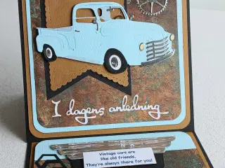 Kort med Amerikanerbiler sælges. 