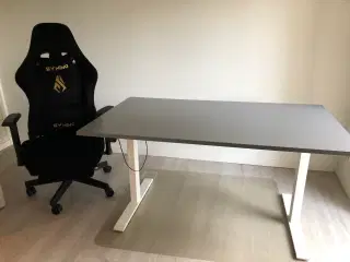 Gamer stol hæve,sænke bord 
