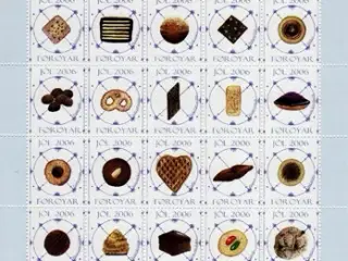 Færøerne Julemærkeark 2006