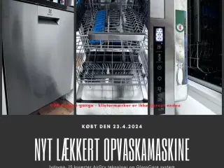 Helt NY Electrolux opvaskemaskine i stål ESG8931UX