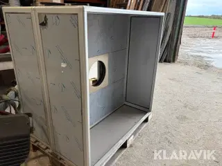 Emfang i rustfrit stål 2 styk