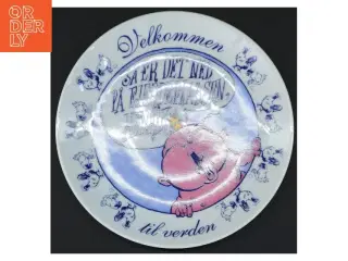 Dekorativ platte fra Rolad Als (str. Diameter 19 cm)