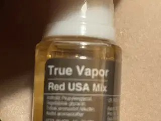 Nikotin-væske til e-vaper True vapor Red USA mix