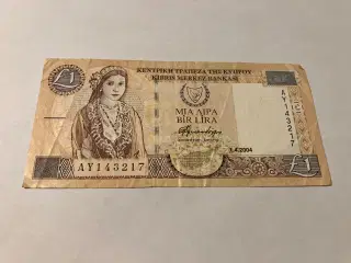 1 Lira Cyprus 2004