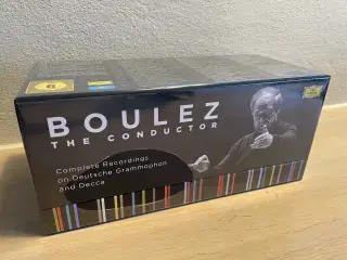 Pierre Boulez boks med 84 CD + 4 BD