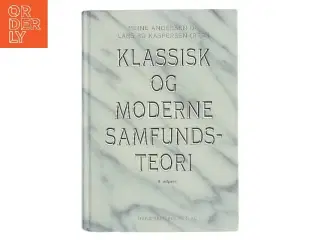 Klassisk og moderne samfundsteori (Bog)