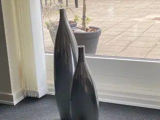 2 flotte vaser i alu