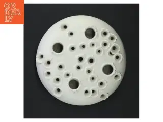 Hvid keramik vase fra Würtz (str. 17 x 6 cm)