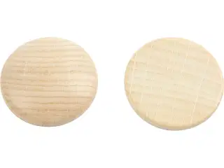 Træknap, diam. 30 mm, tykkelse 5 mm, 15stk./ 1 pk.
