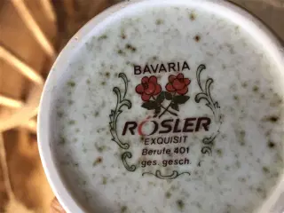 Dramsæt i porcelæn, keramik