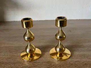 Dråbelysestager i guld