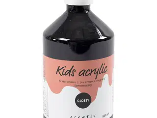 Akrylmaling Blank, sort, 500ml/ 1 fl.