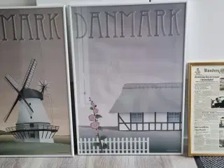 Billeder fra vissevase og en plakat