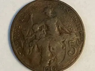 5 Centimes France 1916