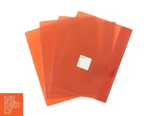 Orange mapper fra E S S E L T E (str. 22,5 x 16,5 cm)