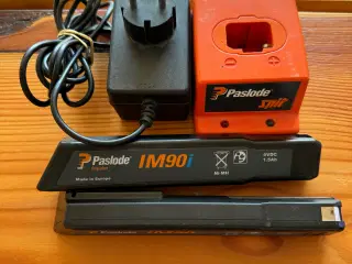 Paslode batteri + lader