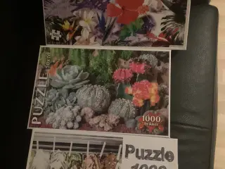3 puslespil med 1000 brikker