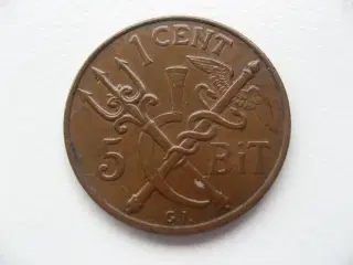 DVI Flot 1 Cent/5Bit 1913, Attraktiv