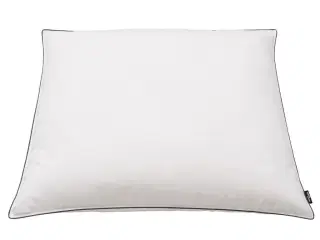 Puder 2 stk. dun-/fjerfyld tung 80x80 cm hvid