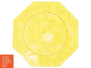Orange glastallerkener