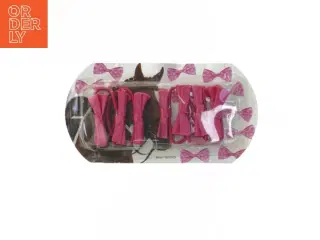 Lyserøde hårelastikker