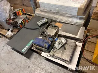 Samlet lot, vægte - 6 stk