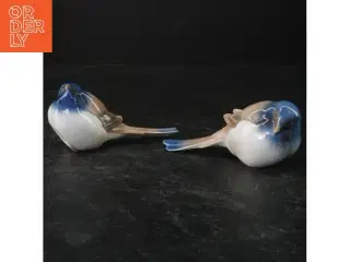 To porcelænsfugle fra B&G (str. Cirka 22 cm)