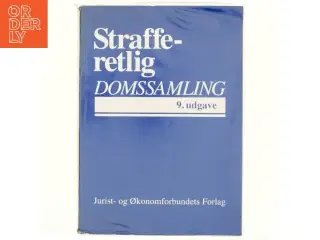 Strafferetlig domssamling (Bog)