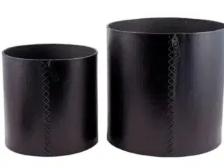 Vase sort to størrelser Cross Way (Udstillingsmodel)