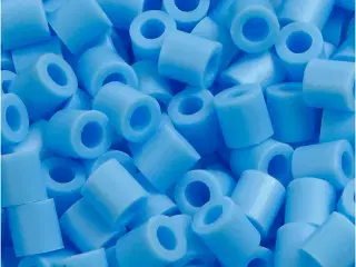 PhotoPearls, str. 5x5 mm, hulstr. 2,5 mm, medium, blå pastel (23), 1100stk./ 1 pk.