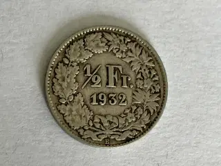 1/2 Franc Switzerland 1932