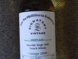 Mortlach 2008 15 år Signatory Vintage 46 %