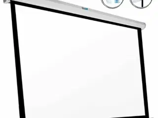Iggual elektrisk lærred til væg/loft - 240 x 240 cm (PSIES240)