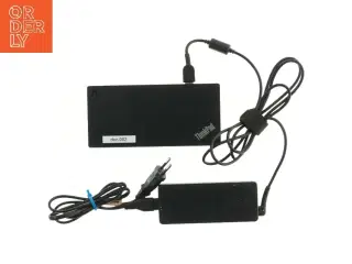 Lenovo ThinkPad docking station med strømforsyning fra Lenovo (str. 17x8 cm)