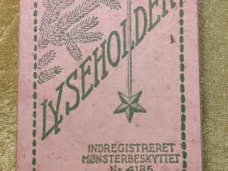 Lyseholdere retro til juletræ.