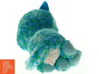 Blå plysbamse fra Ty (str. 22 x 10 cm)