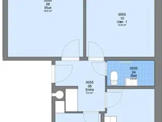 3 værelses lejlighed på 75 m2, Ringkøbing