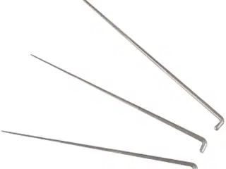 Filtenåle 7,5 cm - 3 stk. i grov, fin og mellem tykkelse