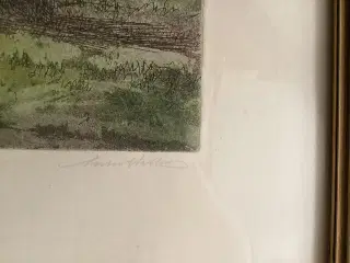 Radering med motiv fra Femmøller
