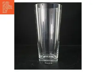 Høj glas vase (str. 30 cm)