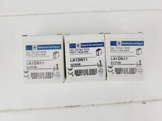 3 stk Telemecanique DN11 Kontaktblok