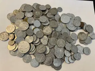 265 stk blandede mønter