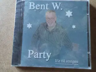 Bent W. ** Party – Lige Til Stregen (Ny I Folie)  