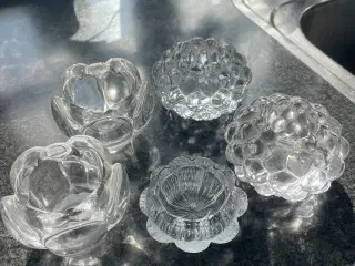 Flotte glas til fyrfadslys sælges enkeltvis