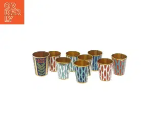 Russiske vodkaglas, 9 stk. (str. 4 og 5 cm)